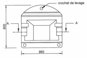 Bouche d'engouffrement béton alkern