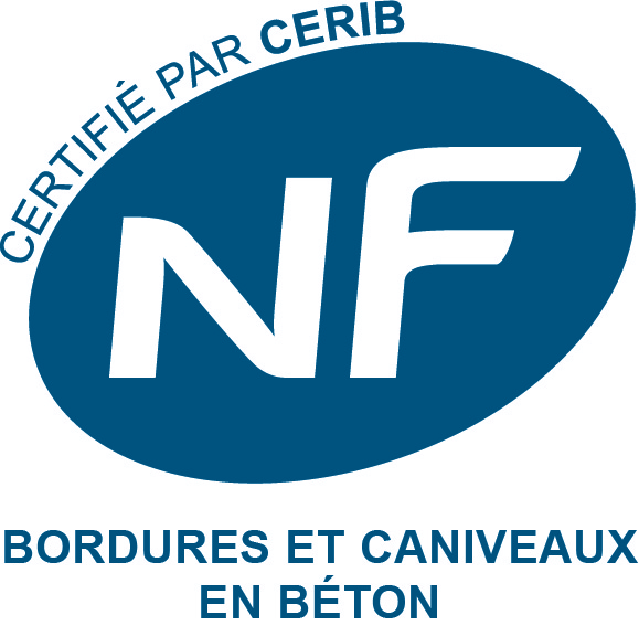 Logo NF bordures et caniveaux en béton