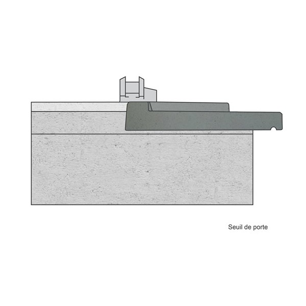 SEUIL DE PORTE Préfabriqués en béton, parfaitement lisses et homogènes