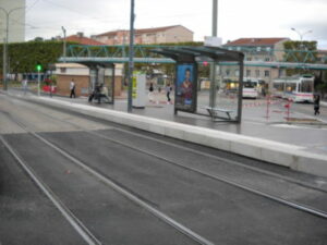 Bordure de tram en béton Alkern