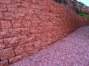 Mur fortin soutènement ocre alkern