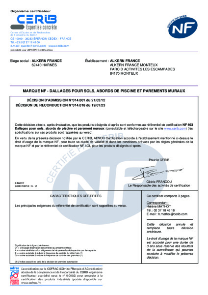 Certificat-NF-Dallages-pour-sols-abords-de-piscines-et-parements-Usine-Monteux