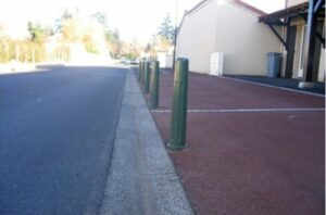 Trottoir caniveau double pente voirie alkern