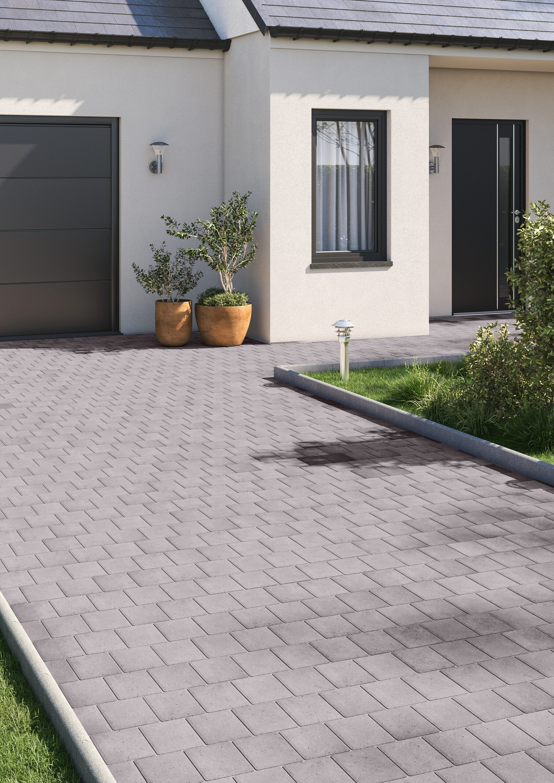 Pavé combi gris - ambiance