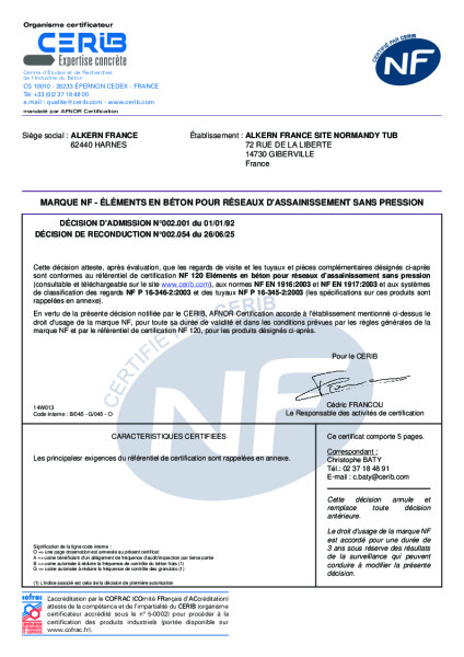 Certificat_NF_Assainissement_sans_pression_normandytub_06_2025