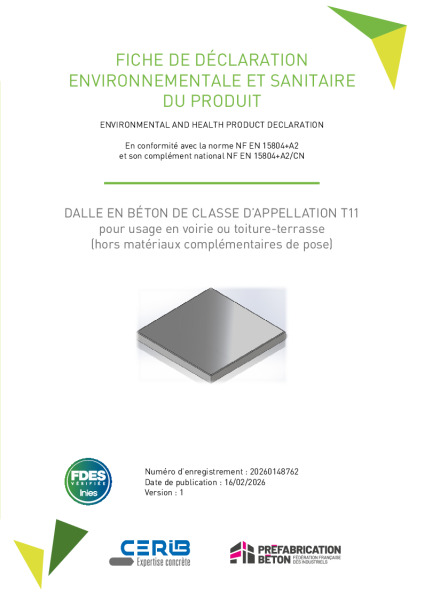 FDES_Dalle_en béton _ T11