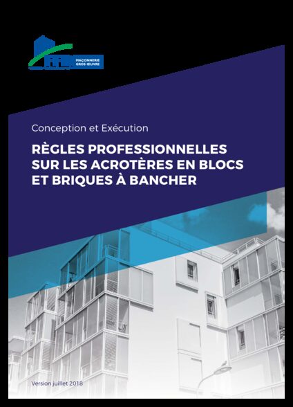 RPacrotères en blocs et briques à bancher